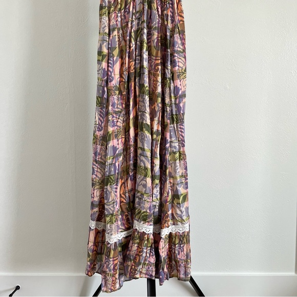 By Anthropologie Sleeveless Eyelet-Trimmed Open-Back Maxi Dress - Picture 11 of 11